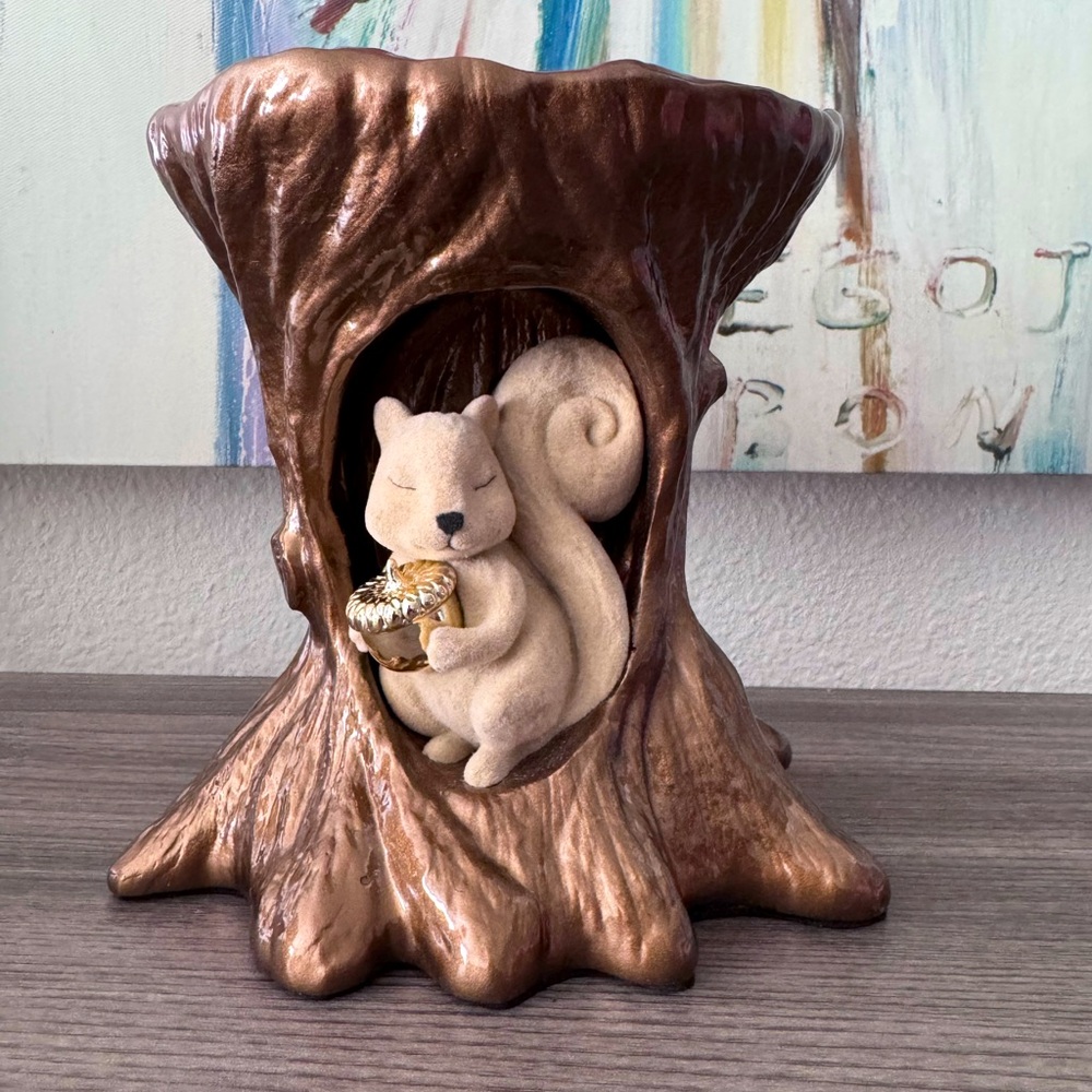 Squirrel Tree Candle Holder Bath and Body Works